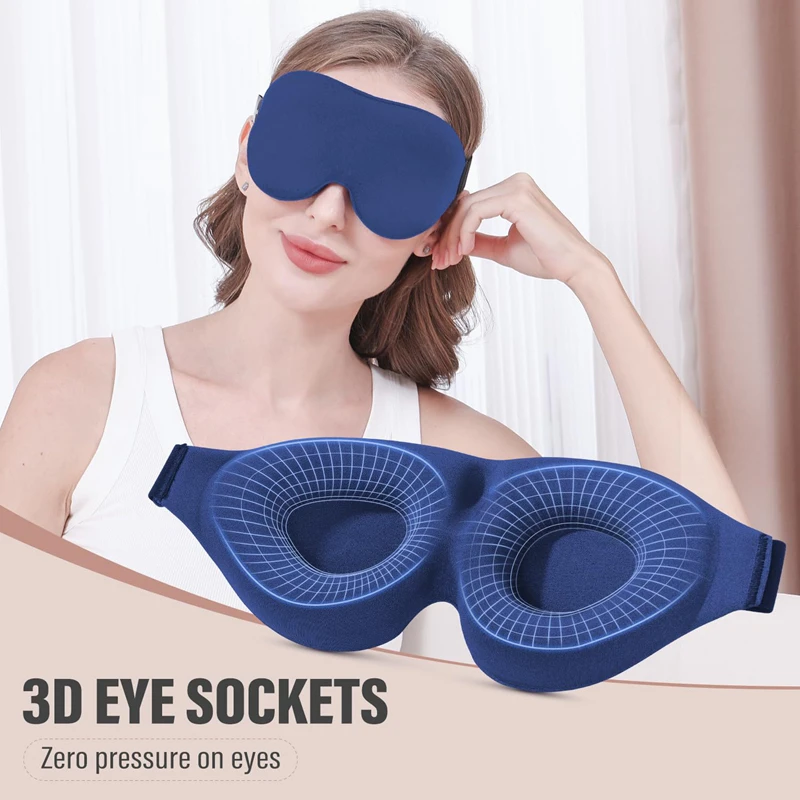 3D Printing Mask - 3D Gece Uyku Göz Maskesi, Nefes