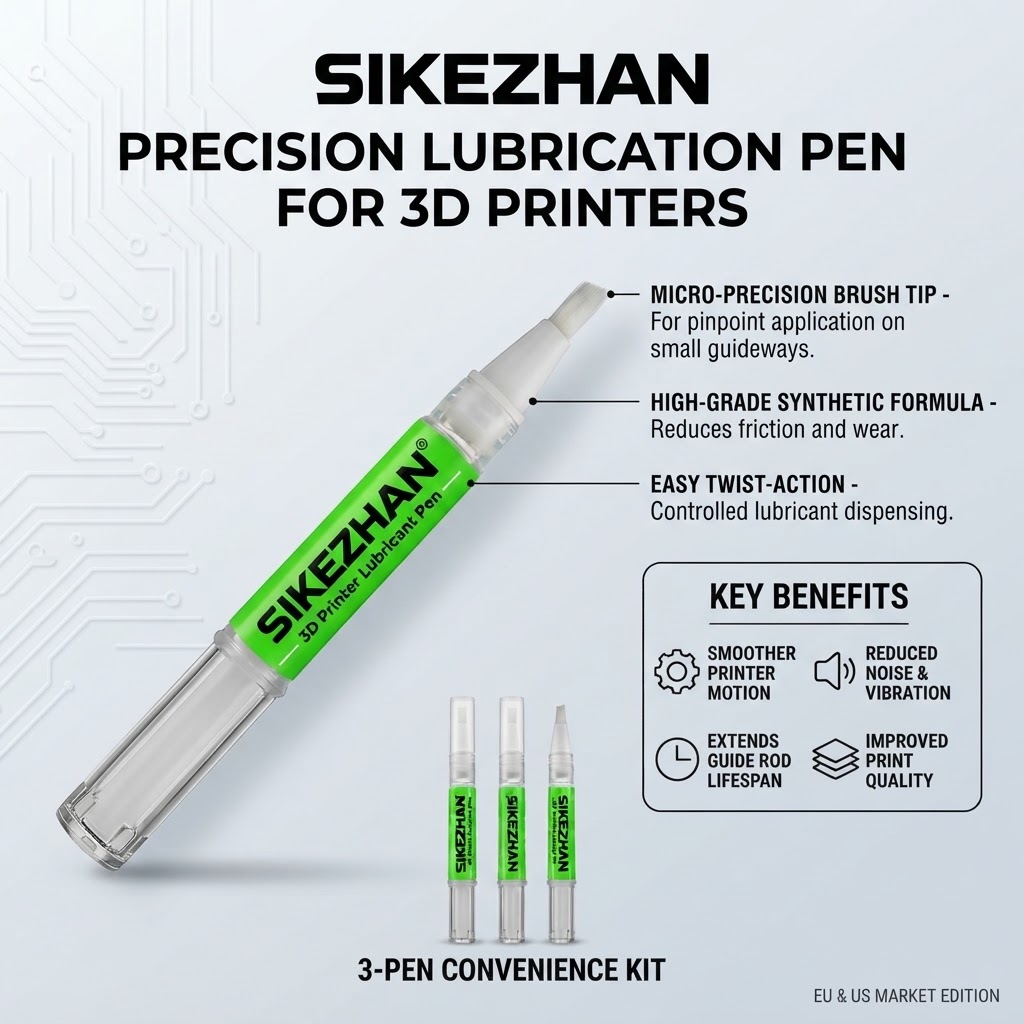 3'lü Paket Yağlama Kalemi, 3D  - 3D Printing Guide incelemesi ve fiyatı