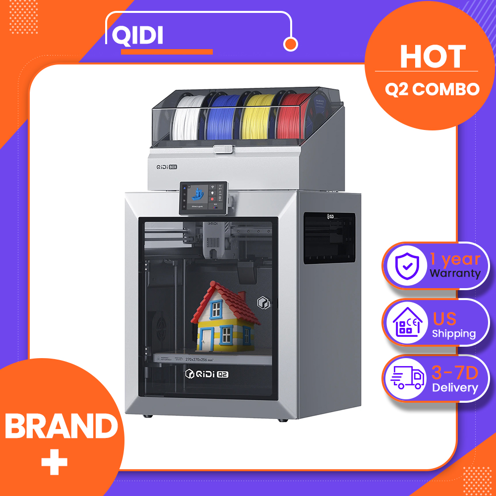 QIDI Q2 Combo 3D Yazıcı, 600 m - 3D Printing Online Service incelemesi ve fiyatı